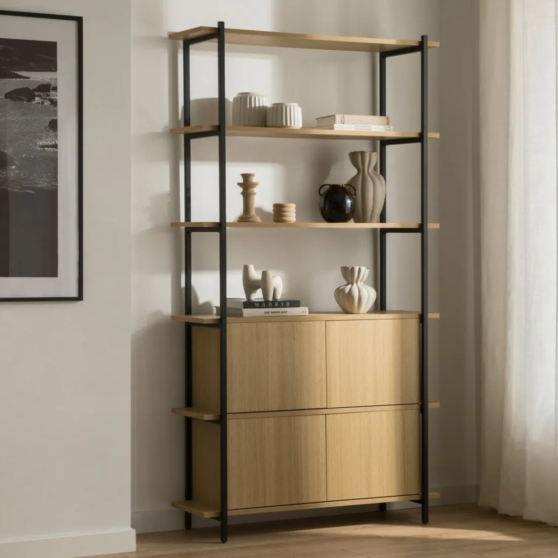Kenay Home Darel Negro/Natural Fashion
