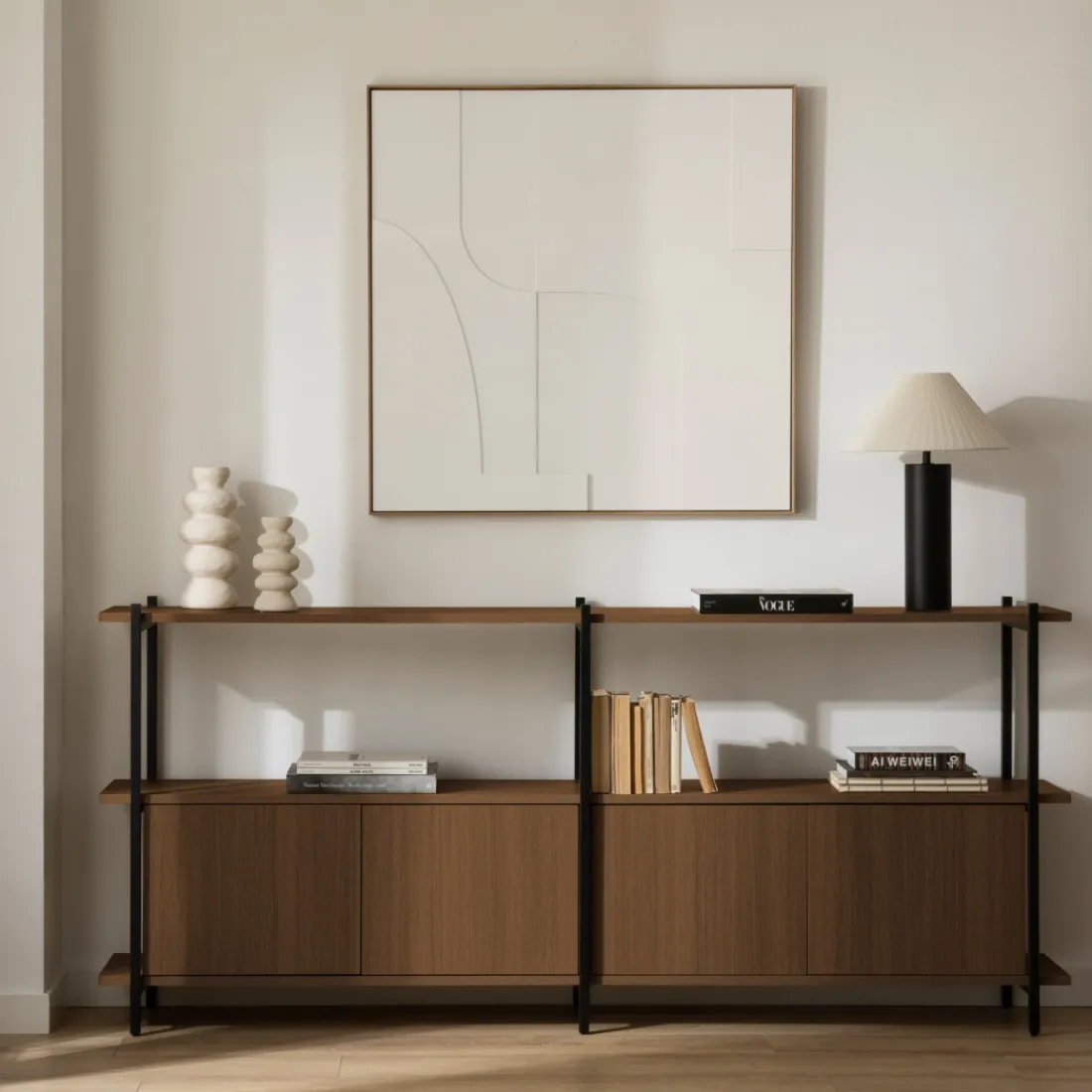 Kenay Home Darel Negro/Nogal Discount