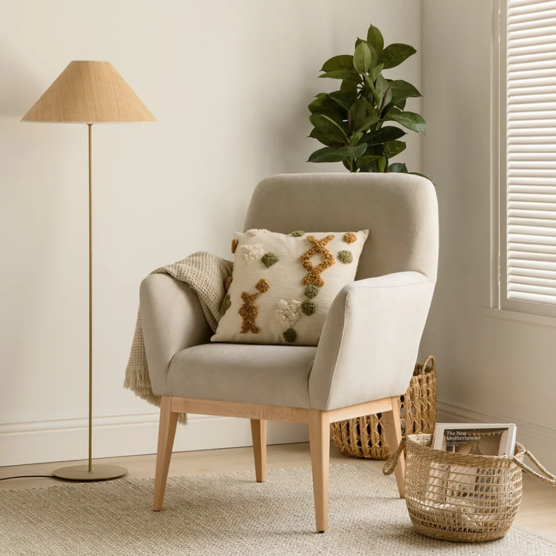 Kenay Home Kioto Natural/Dorado Sale