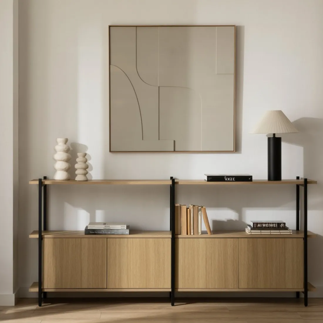 Kenay Home Kobe Blanco/Negro Outlet