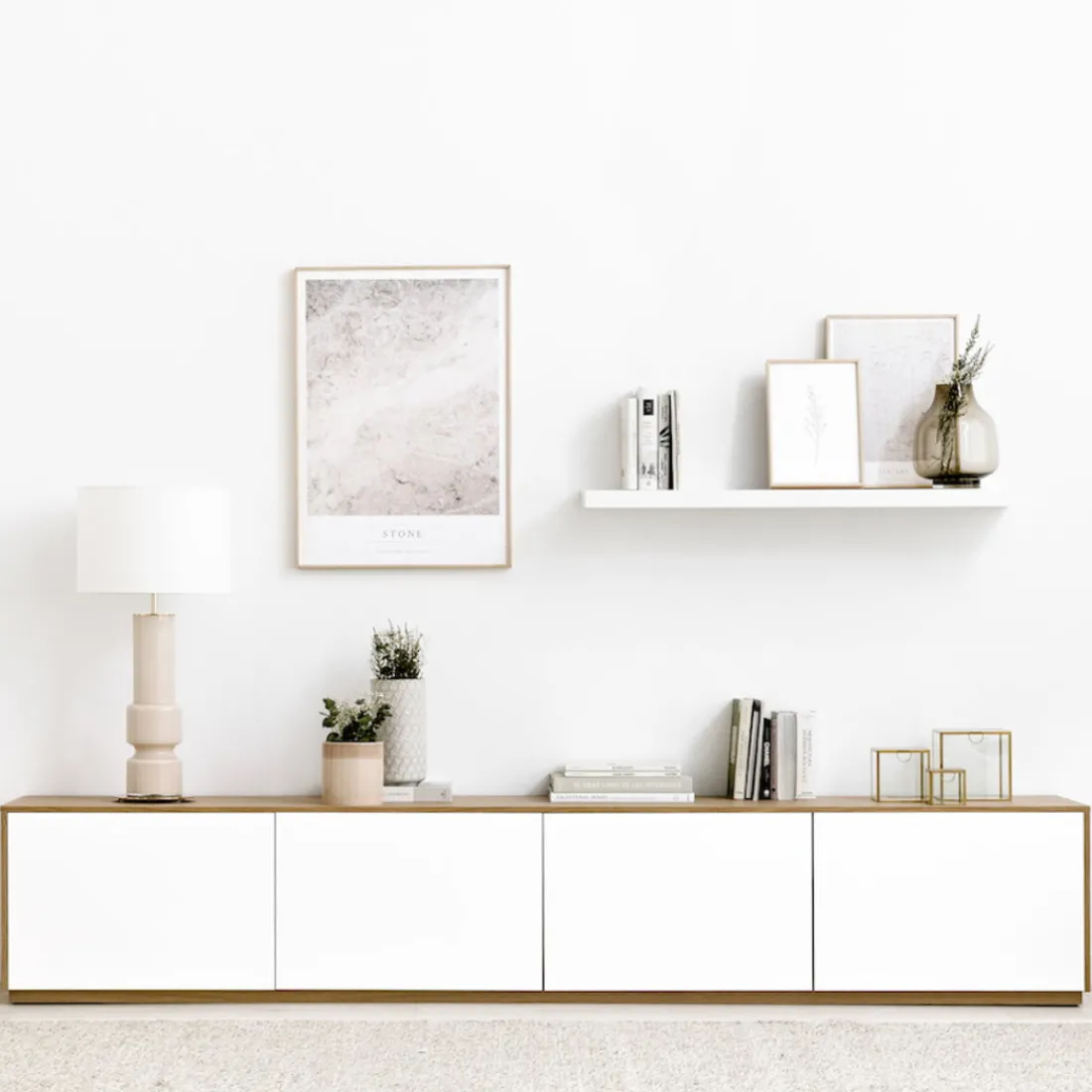 Kenay Home Unite Blanco/Roble Sale